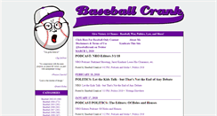 Desktop Screenshot of baseballcrank.com